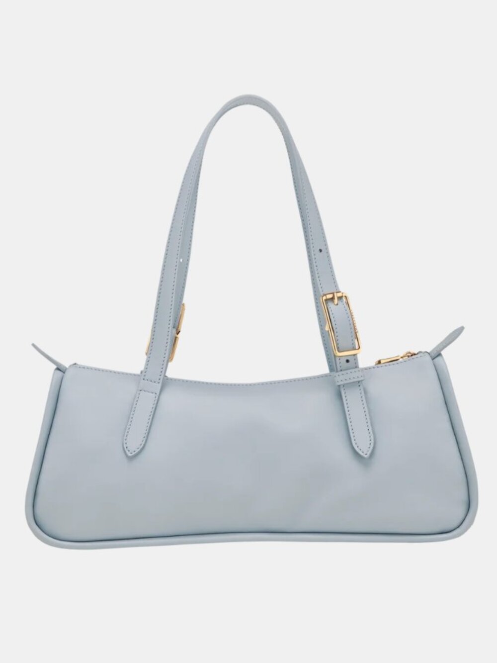 NWOT Longchamp Looong L Shoulder Bag Sky Blue - Picture 3 of 7